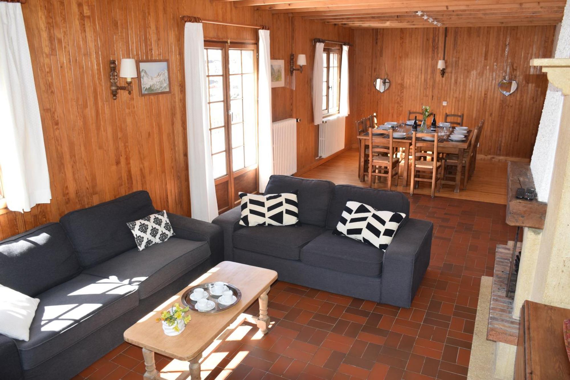 Chalet L Olan 15P Emplacement Exceptionnel Grand Terrain レ・デュー・アルプ エクステリア 写真