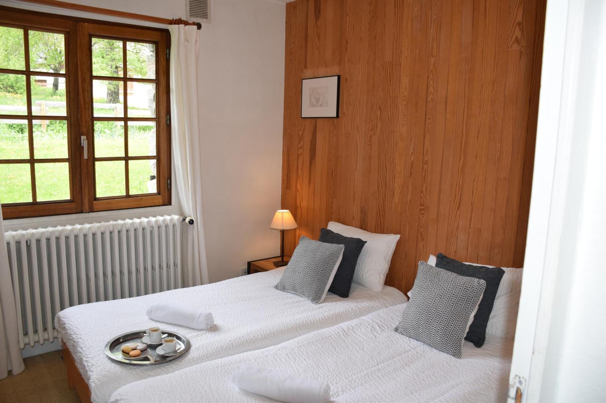 Chalet L Olan 15P Emplacement Exceptionnel Grand Terrain レ・デュー・アルプ エクステリア 写真